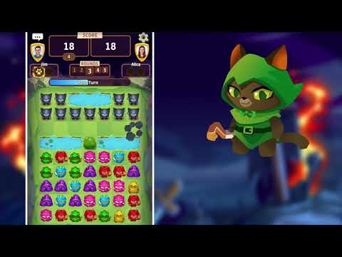 Cat Force - PvP Match 3 Game Video
