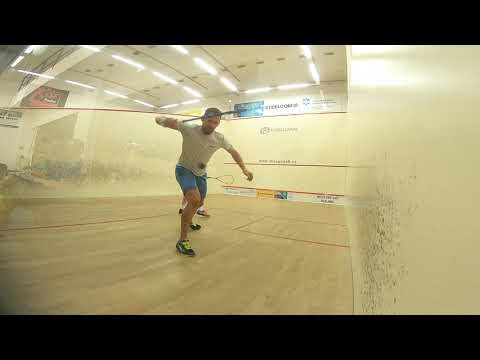 2019-09 SQUASH C-Tour, finálový zápas Tomáš Kamp vs Martin Ředina