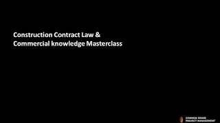 Stages for the implementation of a construction contract
