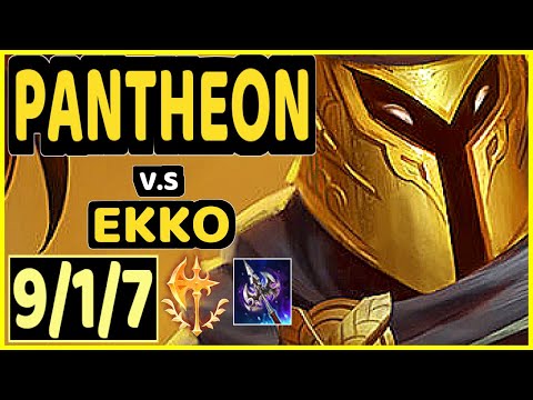 STROMPEST (PANTHEON) vs EKKO - 9/1/7 KDA MID CHALLENGER GAMEPLAY - NA