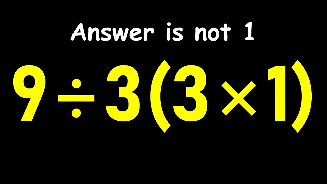 This Simple Math Problem Will Surprise You!
