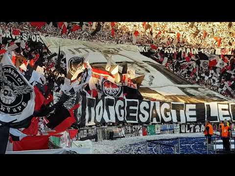 19.5.2018 Bayern München - Eintracht Frankfurt 1:3, 1. Hz., Choreo, Choreografie, Stimmung, Support