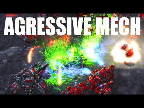 Battle Mech Versus AGGRESSIVE Counter Zerg | Heromarine (T) vs Denver (Z)