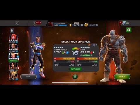 Variant 1 Buffet Korg solo! Human Torch god mode!
