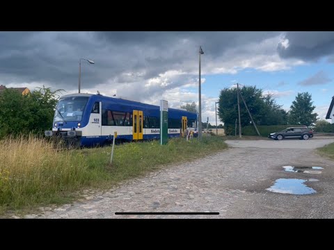 Bahnstrecke zwischen Templin und Joachimsthal im Sommer 2022