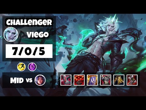 Viego Mid 11.10 Challenger Gameplay S11 (7/0/5) - EU