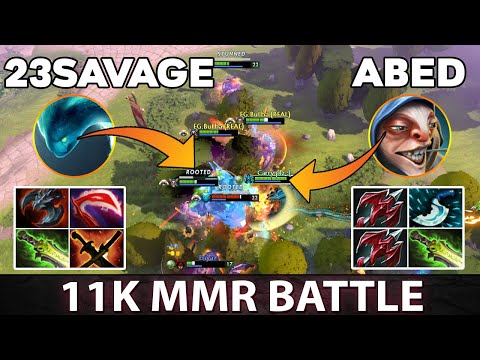 EPIC 11k MMR Signature Hero Battle - 23savage Morphling vs Abed Meepo - Dota 2
