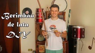 Berimbau com material reciclável