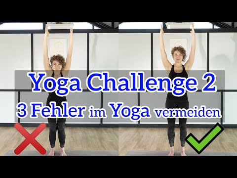 Vermeide diese 3 Fehler in Yoga Standhaltungen