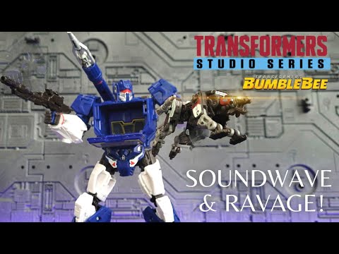 Transformers Studio Series Bumblebee Movie Soundwave and Core Class Ravage Review!