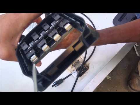 How to replace solar junction box