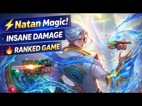 ⚡ Natan Magic Build | Massive Burst & fast  Attack Speed | MLBB Ranked Gameplay ⚡