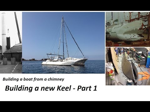 Sailing Trimaran - Building the keel Part 1