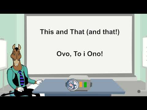 Learn Croatian Grammar - This and That through the cases