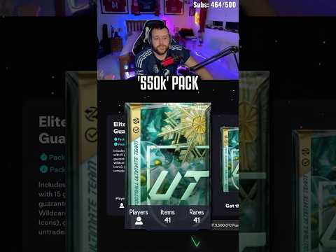 Das GRÖSSTE Pack in #fc26! 🤯 84x40 „Elite Winter Wildcard Guarantee“-Packs mit je 550.000 Münzen!...