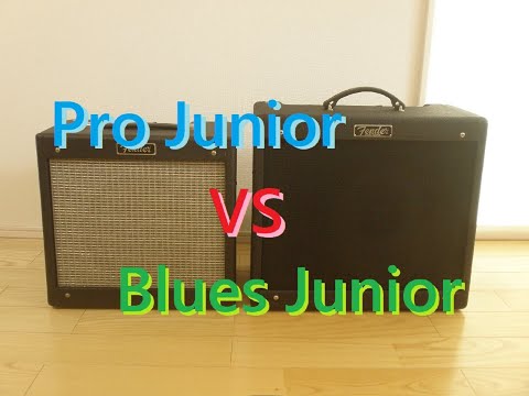 Fender Blues Junior VS Pro Junior（フェンダー・ブルースジュニアとプロジュニアを色々と比較してみました）DEMOレビュー Review Sound Comparison