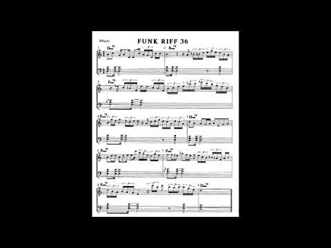 Andrew D. Gordon - riff 36 - jazz funk - tutorial lesson keyboard piano