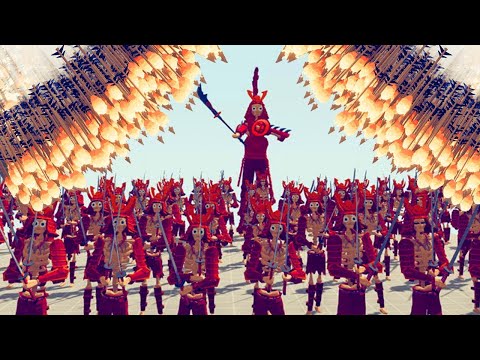 100X IMMORTAL BONE LEGION VS EVERY GOD - Totally Accurate Battle Simulator TABS