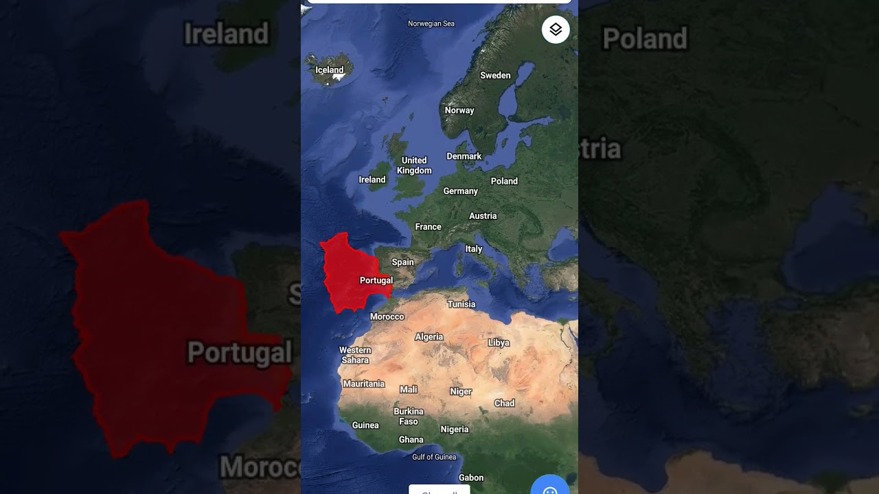 You won't believe how big Bolivia is compared to Europe #mapping #geography #shorts #map #india #us