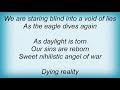 At The Gates - The Dying Lyrics