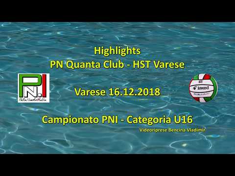 13/01/2019 BENCINA - Allievi U16: PN Quanta Club - HST Varese