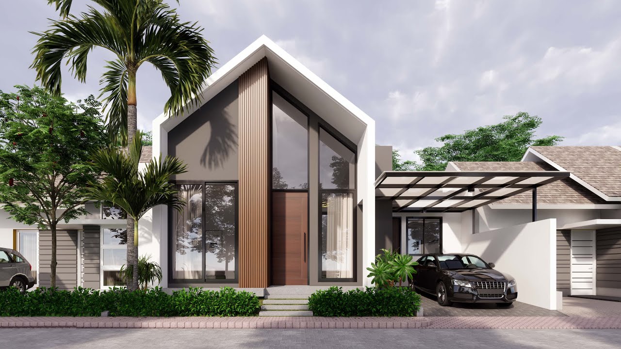 Sketchup House Design 16 (11x9 meter)+ Enscape 3.0 Realtime Rendering