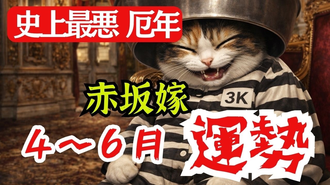 【史上最悪 運勢】４〜６月　赤坂嫁 占い師見習いの予想通りに!?🔮NYパトロン　破滅の法則？🔮プレハブ棟にエンジェルが？