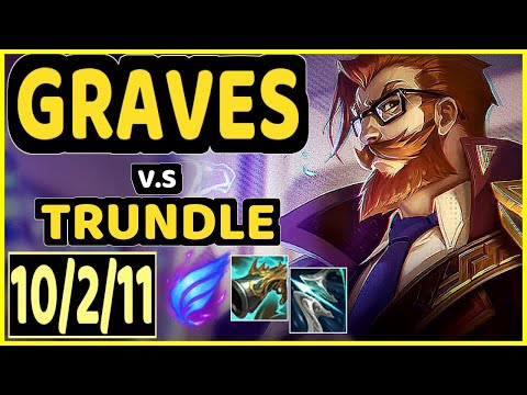 GRAVES vs TRUNDLE - 10/2/11 KDA JUNGLE GAMEPLAY - EUW Ranked MASTER