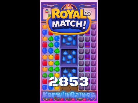 Royal Match Level 2853 - No Boosters Gameplay