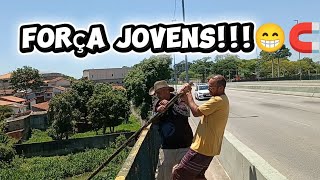 ACREDITE SE QUISER, pegamos um poste de energia elétrica na PESCA MAGNÉTICA