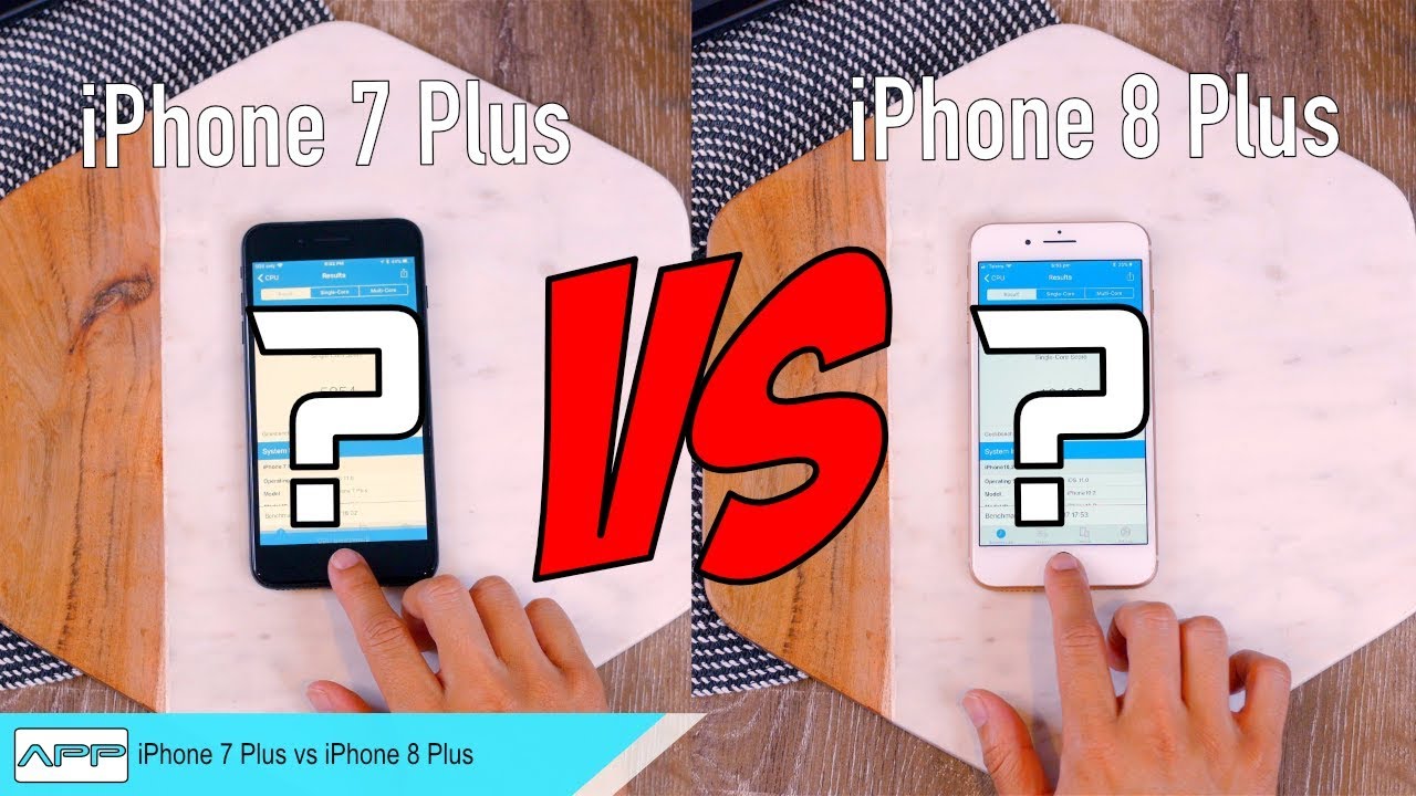 iPhone 8 Plus vs iPhone 7 Plus Speed Test! Geekbench 4, 3d Mark