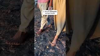 3 benefits of walking barefeet on the grass or soil