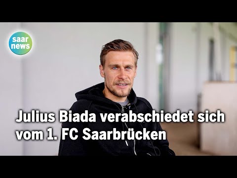 Julius Biada verabschiedet sich vom 1. FC Saarbrücken