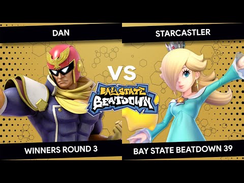 Bay State Beatdown 39 - Dan (Captain Falcon) vs Starcastler (Rosalina, Lucario) - Winners Round 3