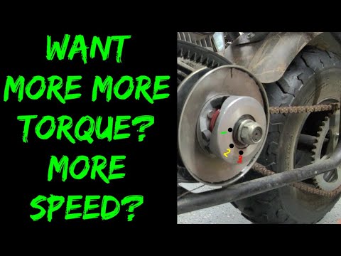 How To Ajust your Torque Converter to get more power or more speed.