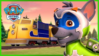 Mighty Pups Fix the Train Tracks | PAW Patrol Episode | Cartoons for Kids