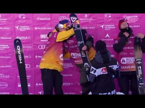 Abel Moga, 2º, en su debut y Aymar Navarro brutal caída en el FWT de Baqueira