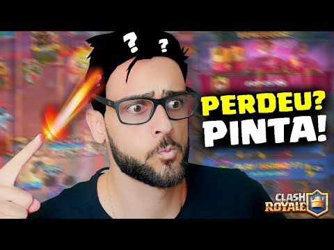 SE PERDER COM ESSE DECK TROCO A COR DO CABELO! CLASH ROYALE