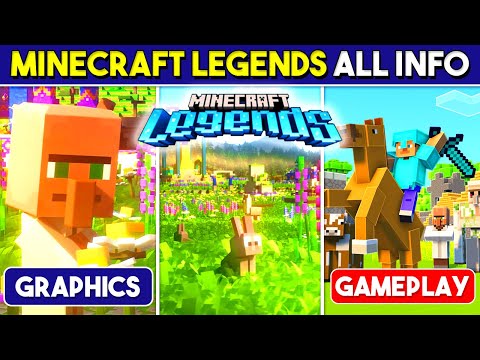 MINECRAFT LEGENDS Release Date, Gameplay, Graphics...& More | Everything You Need To Know [HINDI]