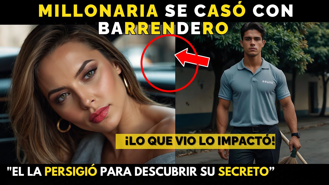 Millonaria se Casó con Barrendero, él la persiguió para Descubrir su Secreto, lo que vio lo Impactó