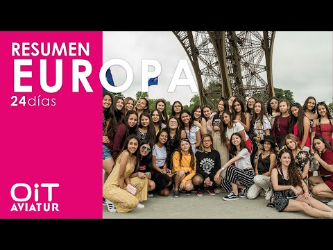Viaje de 15 Europa 24 días Agencia OIT