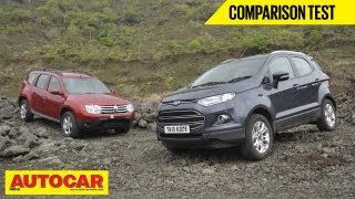Ford EcoSport Vs Renault Duster | Comparison Test | Autocar India