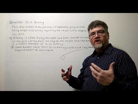 Tutor Nick P Idioms (116) Yo-yo  Dieting