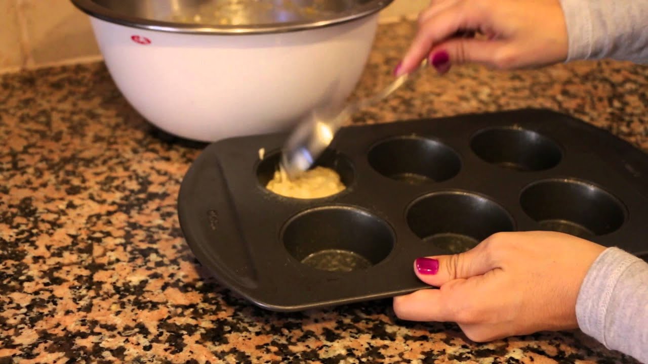 Receta de muffins de banana