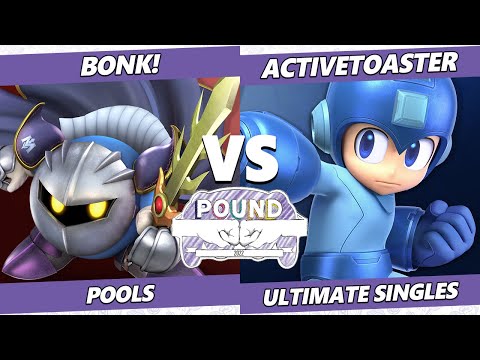 Pound 2022 - BONK! (Meta Knight) Vs. Activetoaster (Mega Man) SSBU Smash Ultimate Tournament