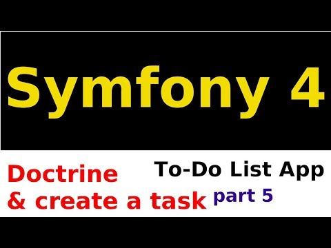 Display list of all tasks on the website - Symfony 4 CRUD tutorial