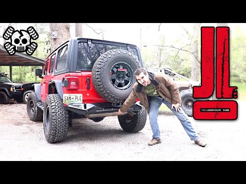 Jeep JLU Rear Bumper Removal and Installation
