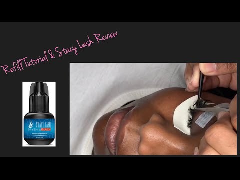 LASH EXTENSION REFILL TUTORIAL & STACY LASH REVIEW (MEGA VOLUME LASHES, HYBRID LASH EXTENSIONS)