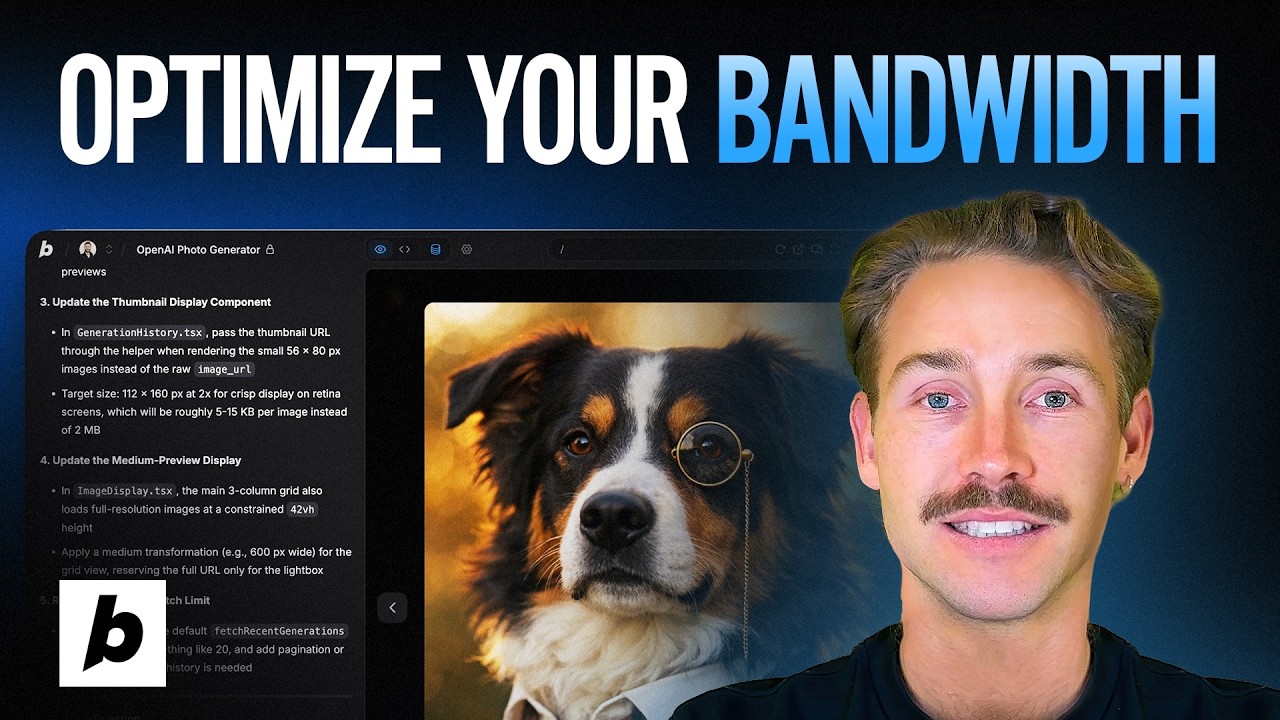 How to Monitor & Optimize Bandwidth Consumption in Bolt.new Apps video thumbnail