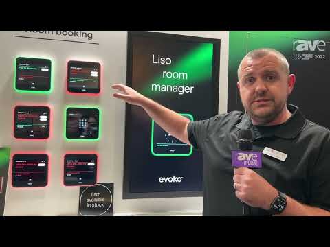 ISE 2022: SMS Evoko Group Shows Off the Liso Room Manager Room Booking System
